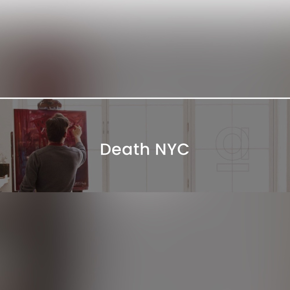 Death NYC signed print w/seal & certificate of authenticity - Picture 3 of 4